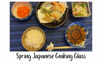 We Completed Our Spring Japanese Cooking Class!